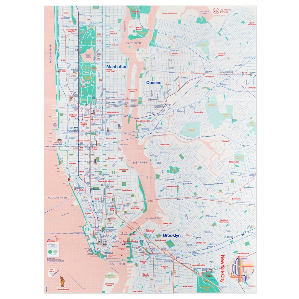 Railway Citymap - New York Pink – Bild 4